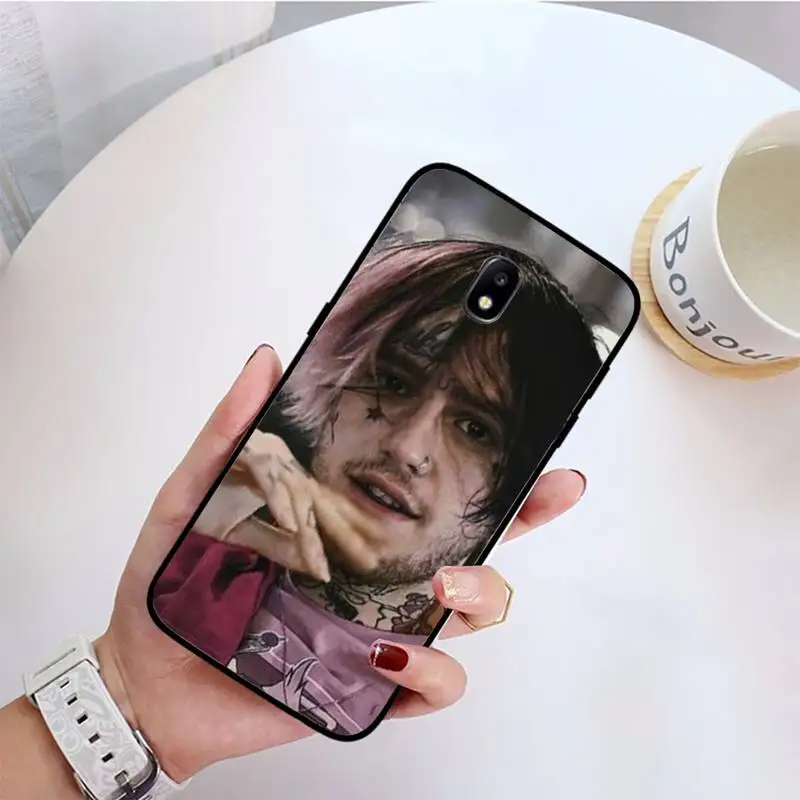

Rapper Lil Peep Bo Peep Phone Case For Samsung Galaxy J200 J2 Prime J2 Pro J6 2018 J250 J4 Plus J415 J5 Prime J7