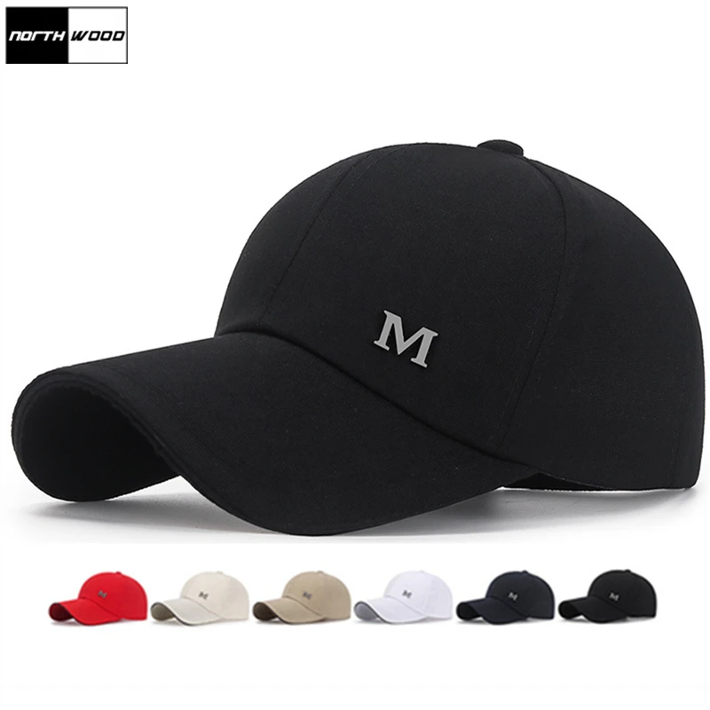 Бейсболка унисекс NORTHWOOD Кепка с удлиненными полями в стиле хип хоп однотонная