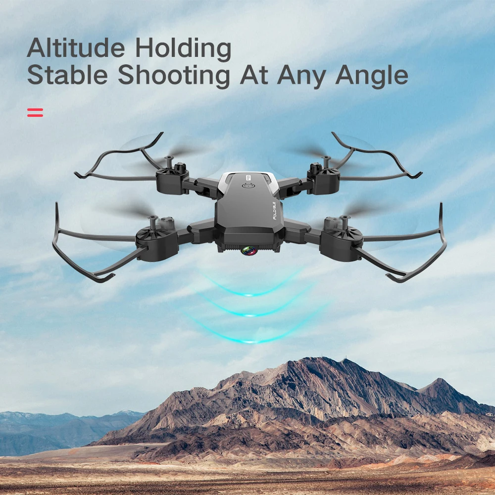 

4K HD RC Drone Fold FPV Drone Quadcopter Professional Aerial Photography Helicopter Dual Camera Drones Toy