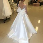 Кружевное Сетчатое платье с длинным рукавом и цветочным принтом для девочек, ТРАПЕЦИЕВИДНОЕ длинное платье принцессы для конкурса, дня рождения, свадьбы, вечеринки