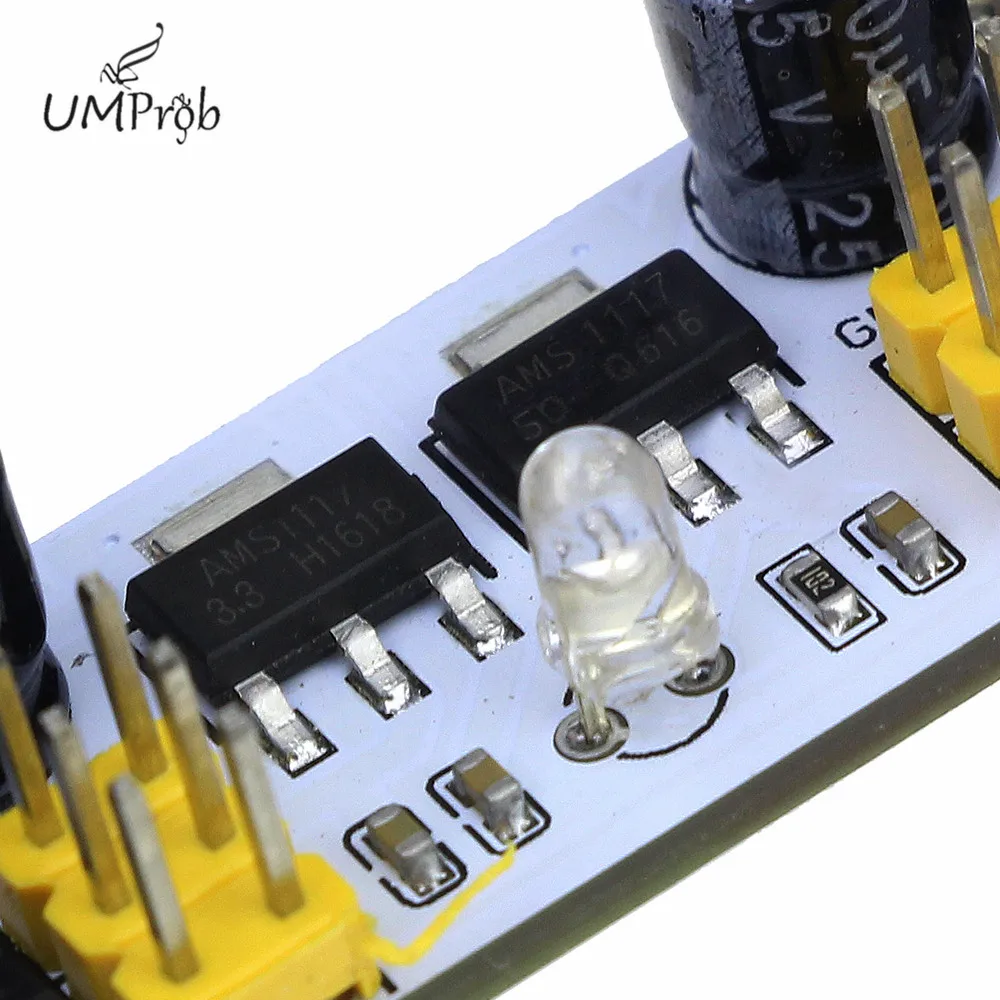 Мини usb 2 канала MB102 DC 7 12 В макетная плата интерфейса модуль питания для