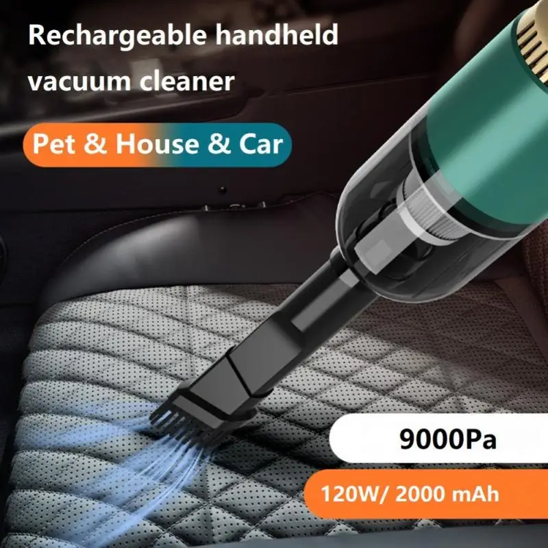 

9000Pa Mini Car Vacuum Cleaner Portable Handheld Home Use Remove Dust and Mites USB Rechargeable Strong Sunction Vacuum Cleaner