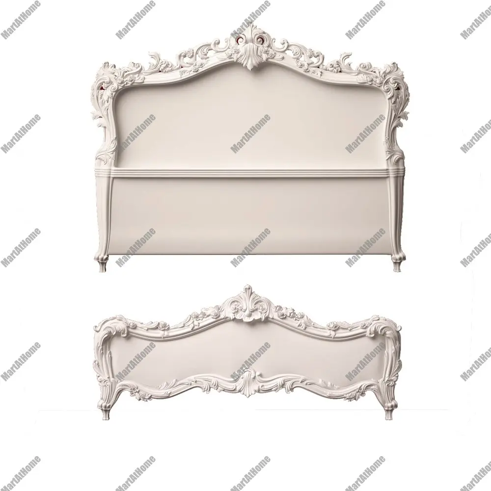 3D STL модель рама кровати для ЧПУ гравировки и печати рельеф поддержка ZBrush Artcam Aspire