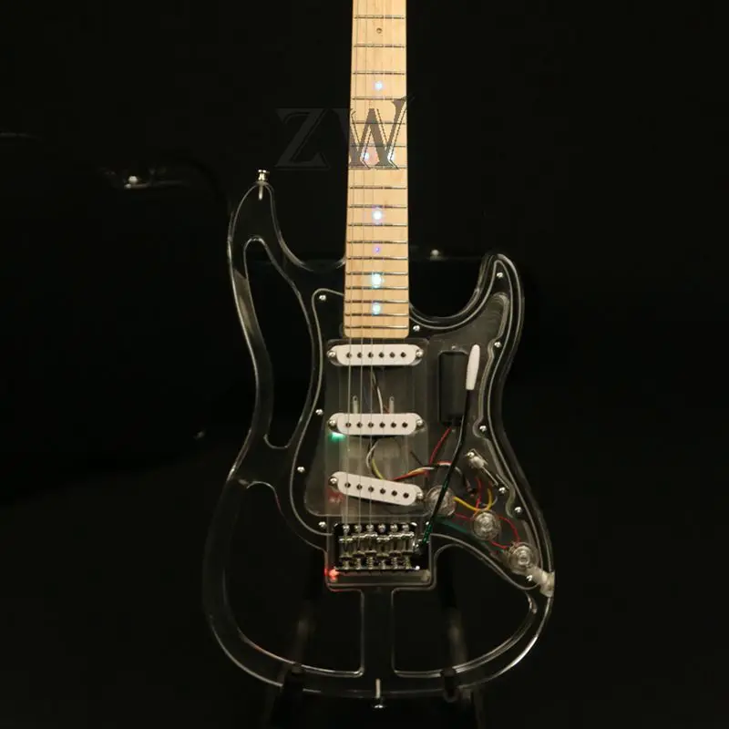 2019New Модернизированный Кристалл электрогитара Скелет тела меньше веса больше