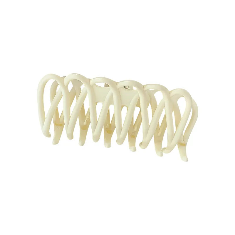 

Large wave lines hair claw Temperament girls hairpin fishion fence clip Korean style simple headwear Hair Accessories for Women