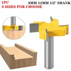 T-образная фреза, Т-образная для соединения и пазов по дереву, 8 мм12 мм12,7 мм, 1 шт.