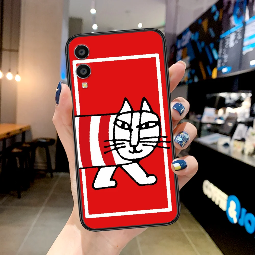 

Lisa Cute Larson Cat Phone Case For Huawei Honor 6A 7A 7C 8 8A 8X 9 9X 10 10i 20 Lite Pro Play black Funda Trend Prime Silicone