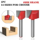 1 шт., фреза из карбида вольфрама с хвостовиком 6 мм