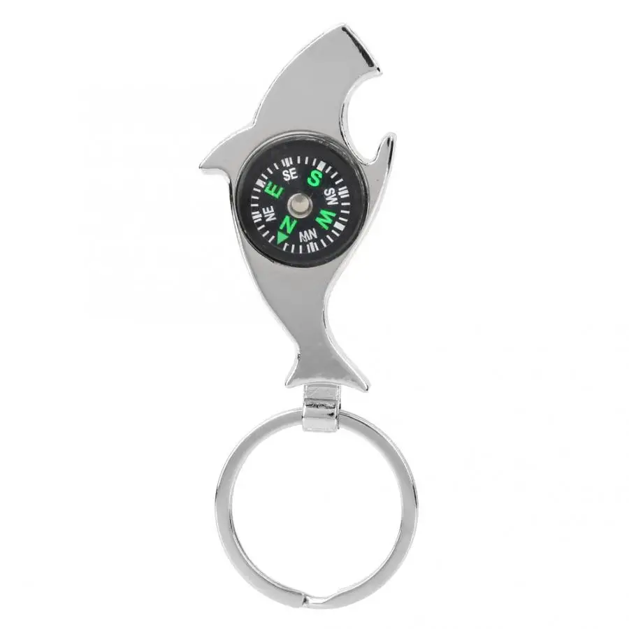 Открывалка для бутылок в форме Дельфина Брелок навигация инструмент выживания