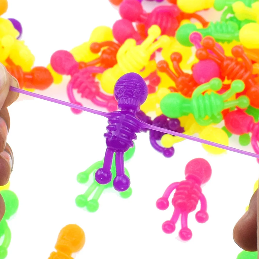 24 шт. экшн фигурки гнущиеся тянущиеся человеческие скелетоны объемные игрушки