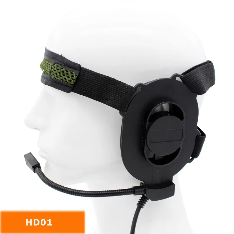 HD01 Z Тактический HD01 с U94 PTT Peltor PTT двухстороннее радио гарнитура для BaoFeng UV-5R UV-82 BF-F8HP UV-6R Retevis RT-5R иди и болтай Walkie Talkie - Цвет: HD01