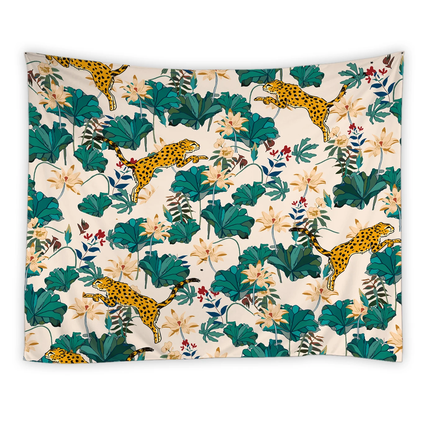 

Cartoon Animals Prints Tapestry Wall Art Curtain Bedroom Living Room Plant Flower Fabric Children's bedroom curtain Squirrel