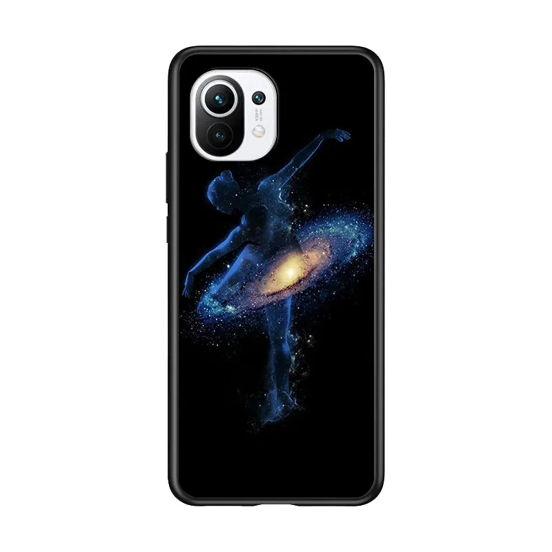 

Dream planet for Xiaomi Mi 11 10T Note 10 Ultra 5G 9 9T SE 8 A3 A2 A1 6X Pro Play F1 Lite 5G Black Phone Case