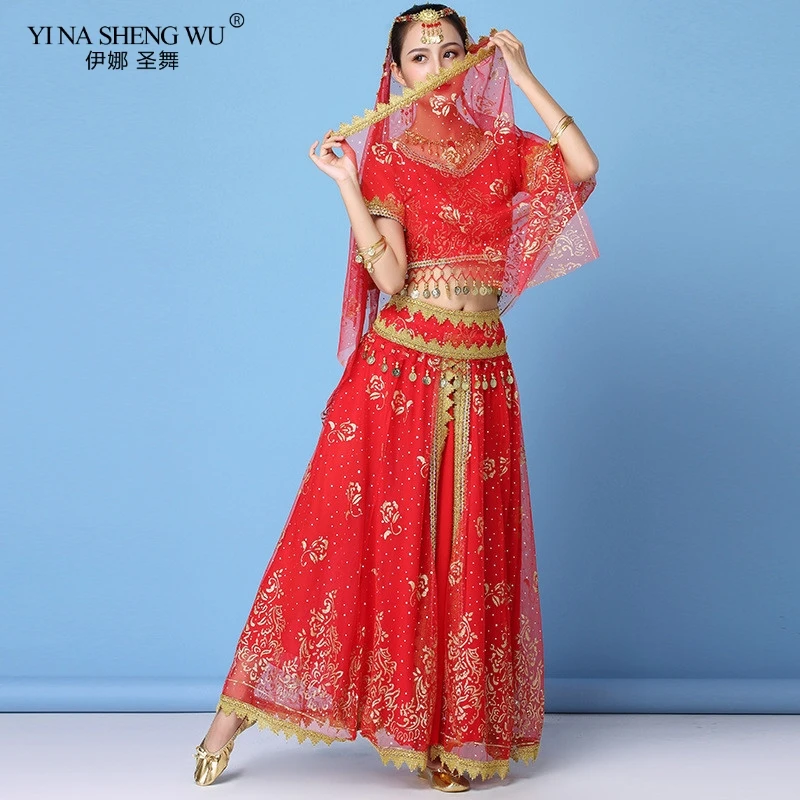 

Костюмы для взрослых для индийского танца живота, костюм Болливуда, индийское платье, костюм для египетского танца живота, платье для танца ...