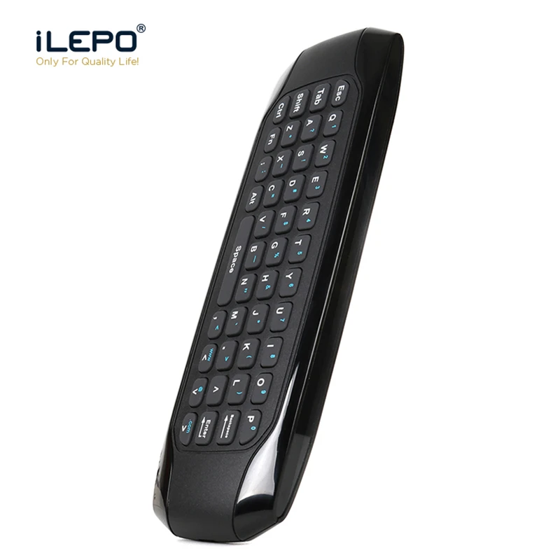 ILEPO G7 Двусторонняя воздушная мышь 3-Gyro+ 3-Gsensor 2,4 GHz беспроводной РЧ пульт дистанционного управления+ полная клавиатура кривая дизайн анти-встряхивание