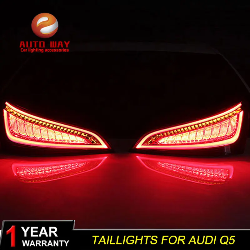 Чехол для стайлинга автомобиля Audi Q5 2009 2015 задние фонари светодиодный ние