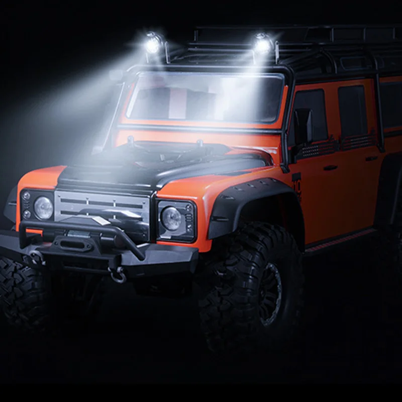DIY прожектор корпус лампы для 1/10 RC Гусеничный автомобиль Traxxas TRX4 Defender Bronco