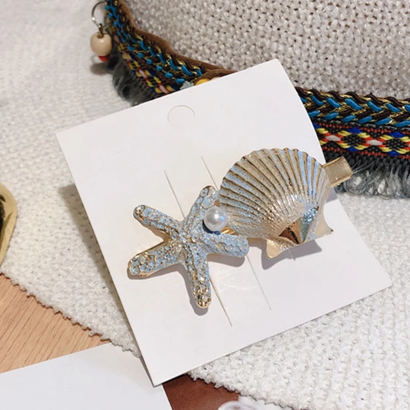 Женские заколки для волос с морскими звездами женские студенческие каваи