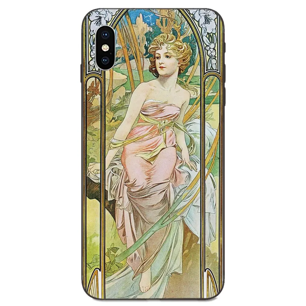 Для Apple iPhone 11 X XS Max XR Pro 4 4S 5 5S SE 6 6S 7 8 Plus мягкий милый художественный постер Alphonse
