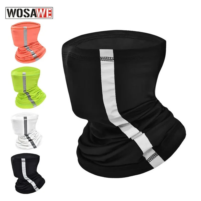 Светоотражающая крутая бандана WOSAWE шарф на шею для велоспорта велосипедный