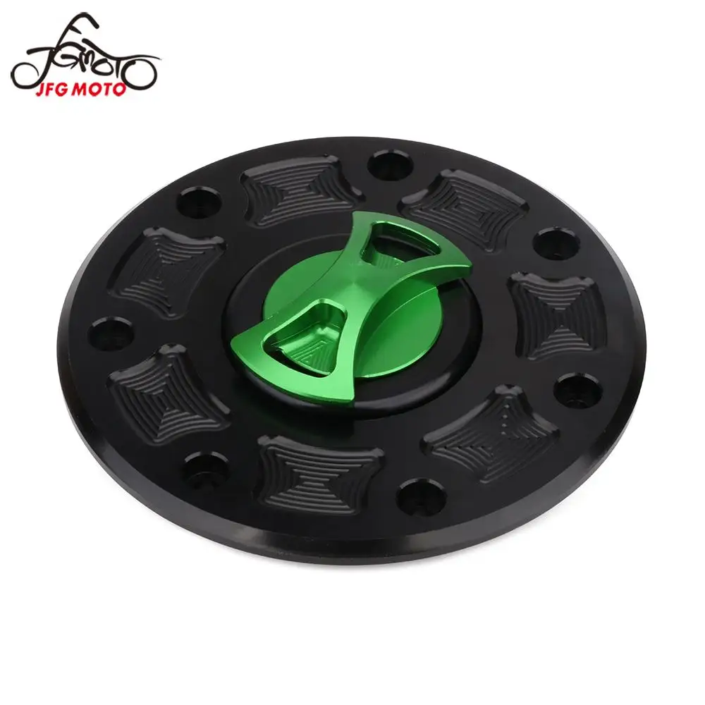 Алюминиевый топливный бак для мотоцикла с ЧПУ без ключа KAWASAKI ZX ZXR FZX KR EX GPZ ZR ZG 250 400