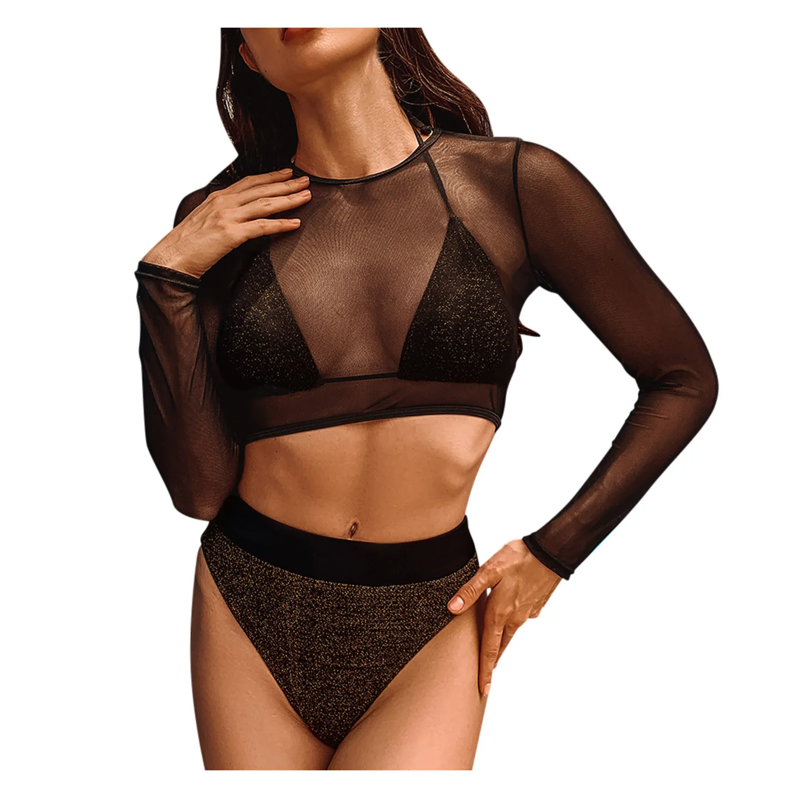 

2021 Fashion Swimwear Women Leaves Print Bandage Bikini Set Push-Up Brazilian Swimwear Beach Swimsuit 2021