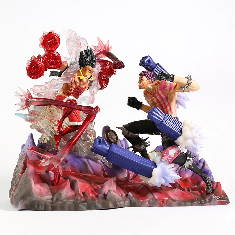 

One Piece Monkey D Luffy / Charlotte Katakuri Battle Statue PVC Figure Collectible Model Toy