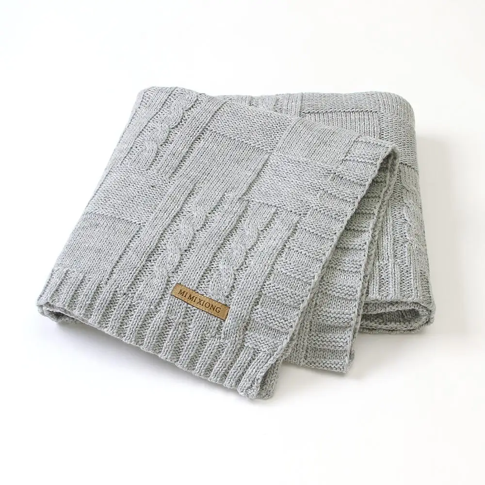 Супермягкое Пеленальное Одеяло для новорожденных 100*80 см однотонное детское