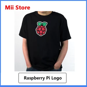 Raspberry Pi Logo T-shirt Men Women S/M/L/XXL Short Raspberry Pi T-shirt