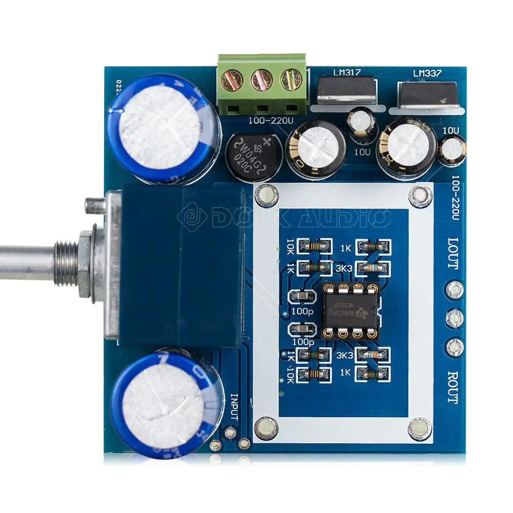 Nobsound Full DC Hi Fi Op стандартный модуль мини стерео аудио предусилитель панель ALPS с
