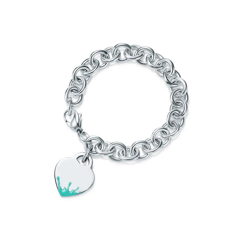 

Original Design S925 Pure Silver TIF Love Bracelet Women's Bracelet Silver Jewelry
