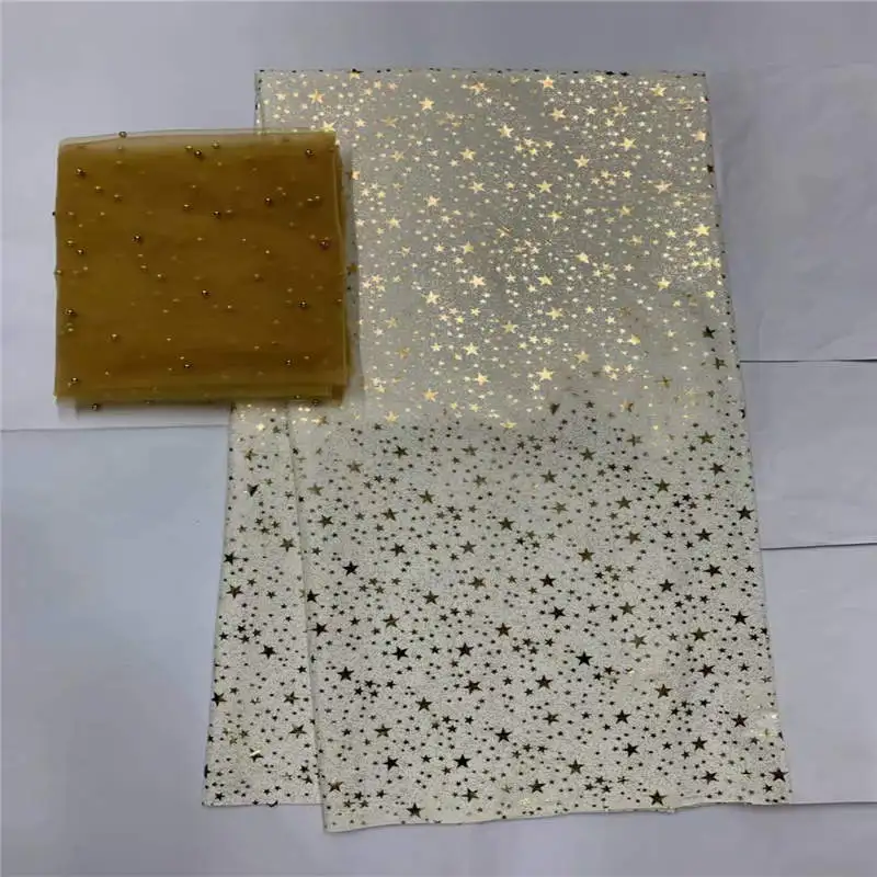 Fashion Design Swiss Cotton Printing Metallic Fabric 5+2 Yards Match voile Lace Tissu For Ladies Wedding Dress! LXF9233 | Дом и сад