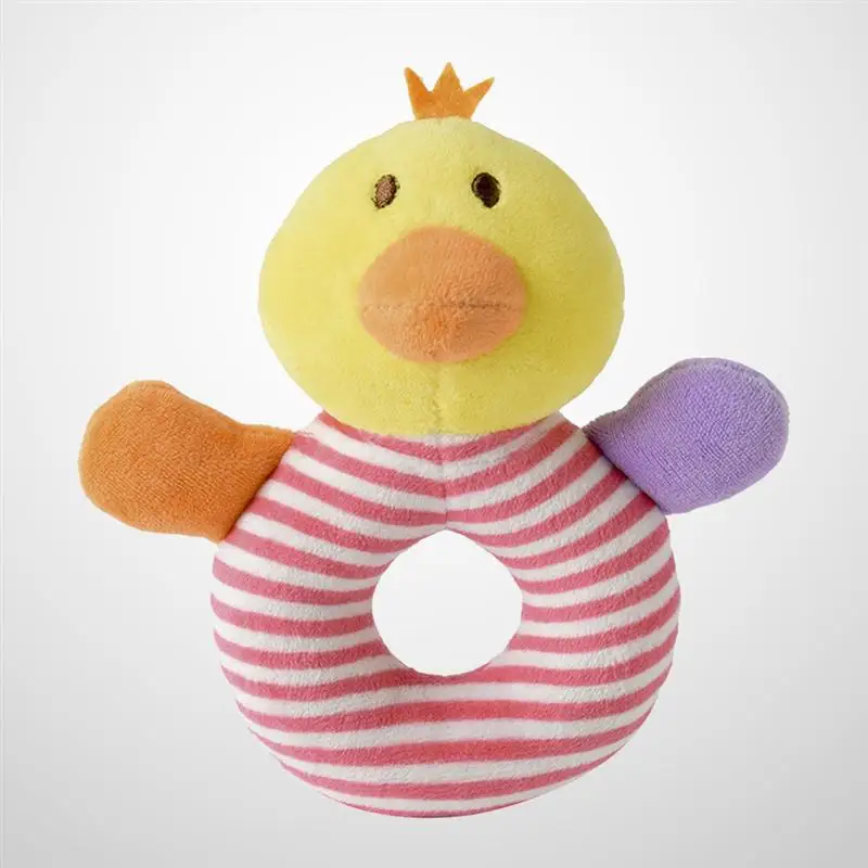 Детские плюшевые игрушки погремушки в виде животных мягкие куклы развивающие