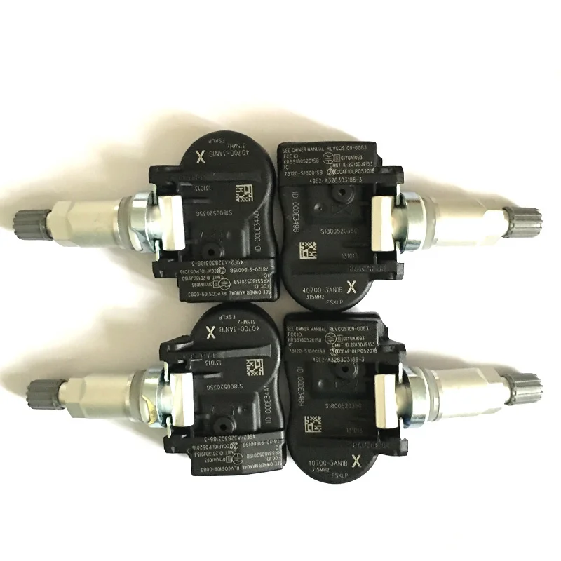 

Датчик давления воздуха в шинах для 2013- NISSAN LEAF 40700 3AN1B 407003AN1B 40700-3AN1B 315 МГц, 4 шт.