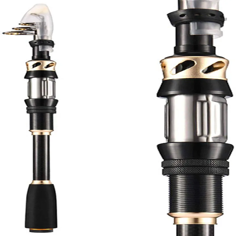 Magreel Удочка телескопическая приманка для литья ручная Рыбалка 24T CarbonFiber