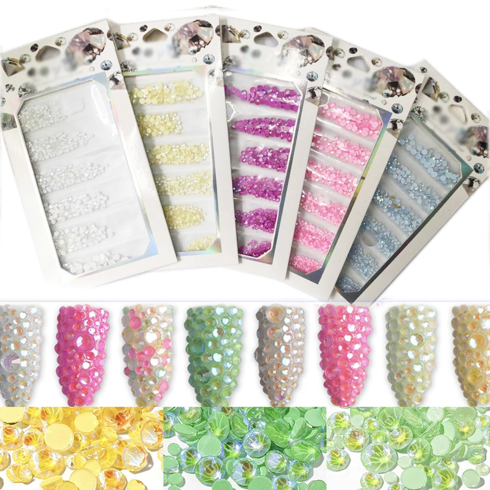 Мульти Размеры Стекло ногтей Luminus стразы s для украшения кристалл страз Подвески