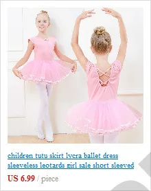 Гимнастическое трико с длинными рукавами из спандекса и хлопка для девочек; балетное платье; детская Одежда для танцев; платья для катания на коньках для девочек; боди