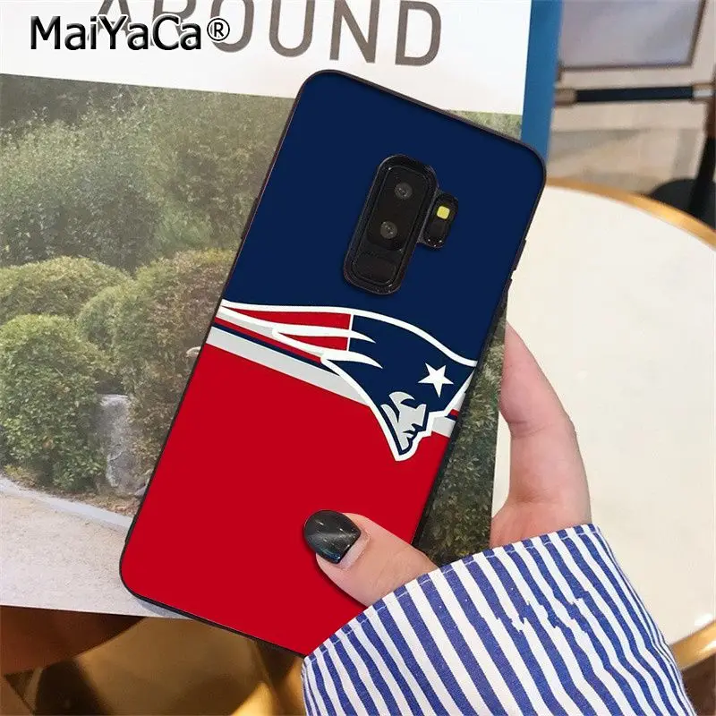 MaiYaCa New England Patriots покупателей высокое качество чехол для телефона для samsung S9 S9 плюс S5 S6 S6edge S6plus S7 S7edge S8 S8plus