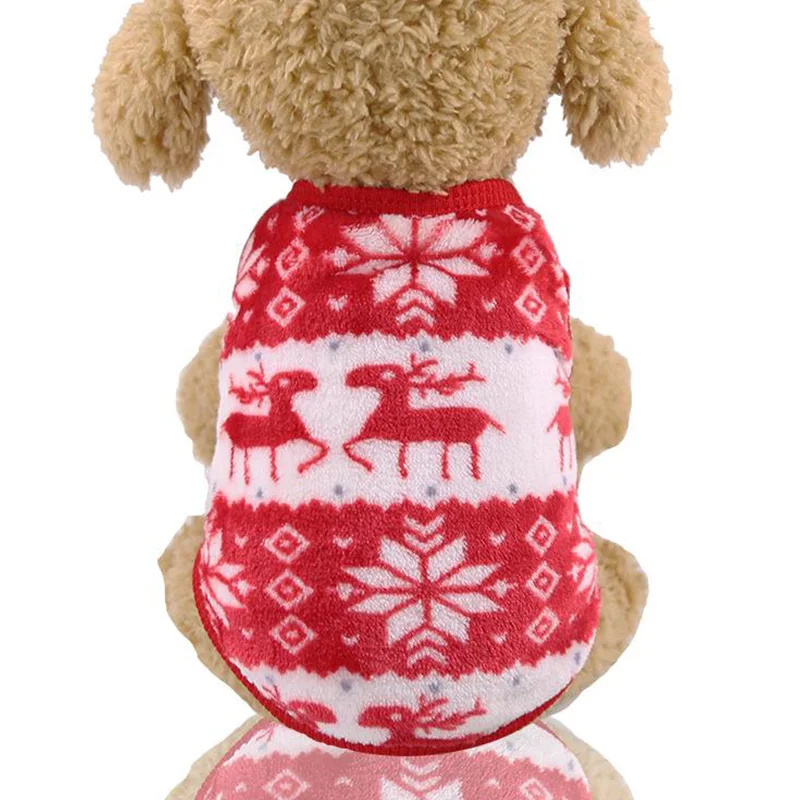 

1PC Pet Cute Dogs Jacket Cartoon Dog Vests Warm Dog Clothes Autumn Winter Soft Puppy T Shirt Jacket Coat Comfortable