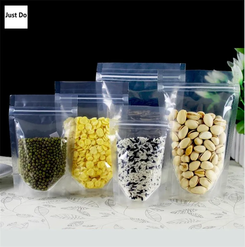 13*20 см 100 шт Матовый Пластиковый стоячий мешок для продуктов питания Подарочный