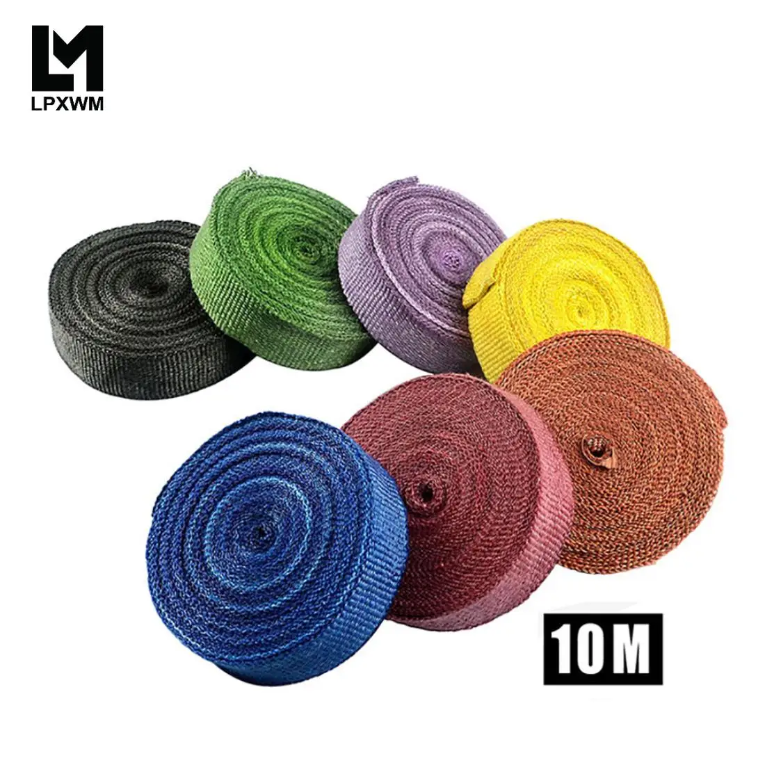 

2 дюйма x 10 метров Термальность Обёрточная бумага, выхлопной изоляционная пленка Обёрточная бумага, жатка, Warp, обмотка на выхлопную трубу Обё...