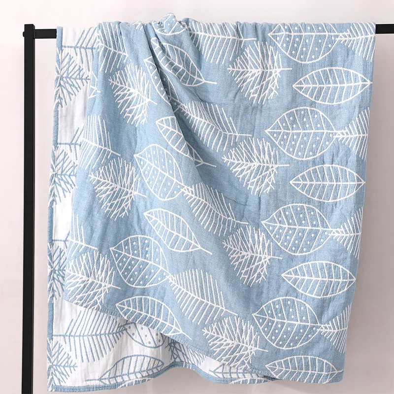 Одеяла в японском стиле покрывало для двуспальной кровати 4 слойное газовое