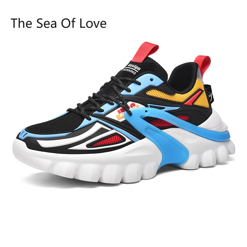 

2022 High Quality Men Shoes Men's Sneakers Fashion Man Running Shoes Chunky Sneakers For Men Casual Shoe 45 46 Plus Size