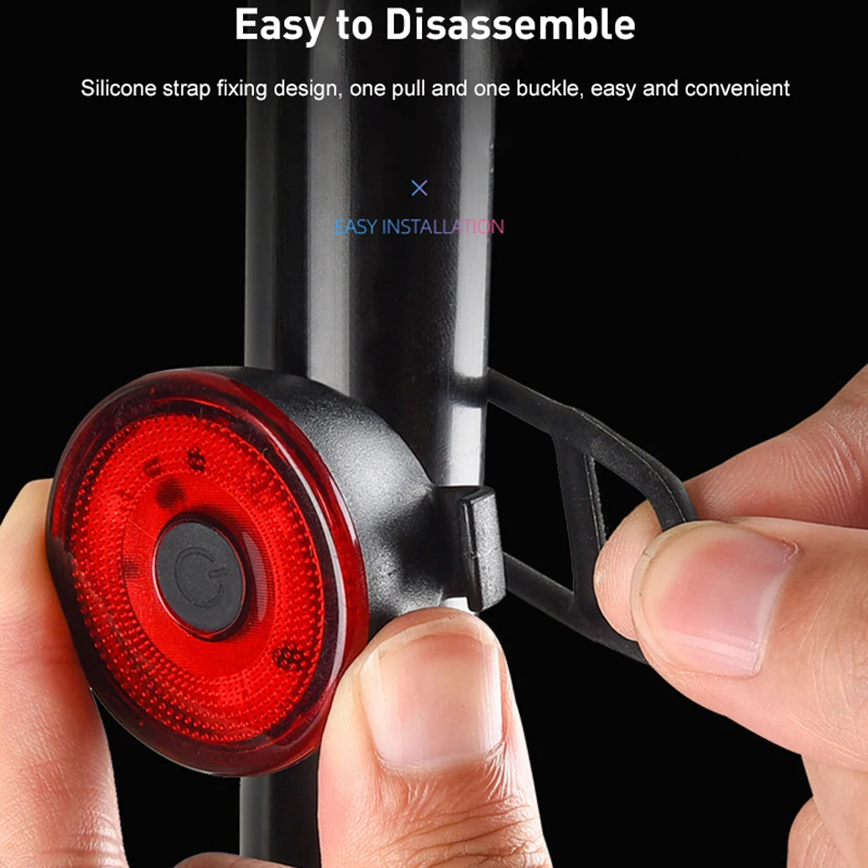 Велосипедный задний фонарь стосветильник торможение сенсорный фсветильник