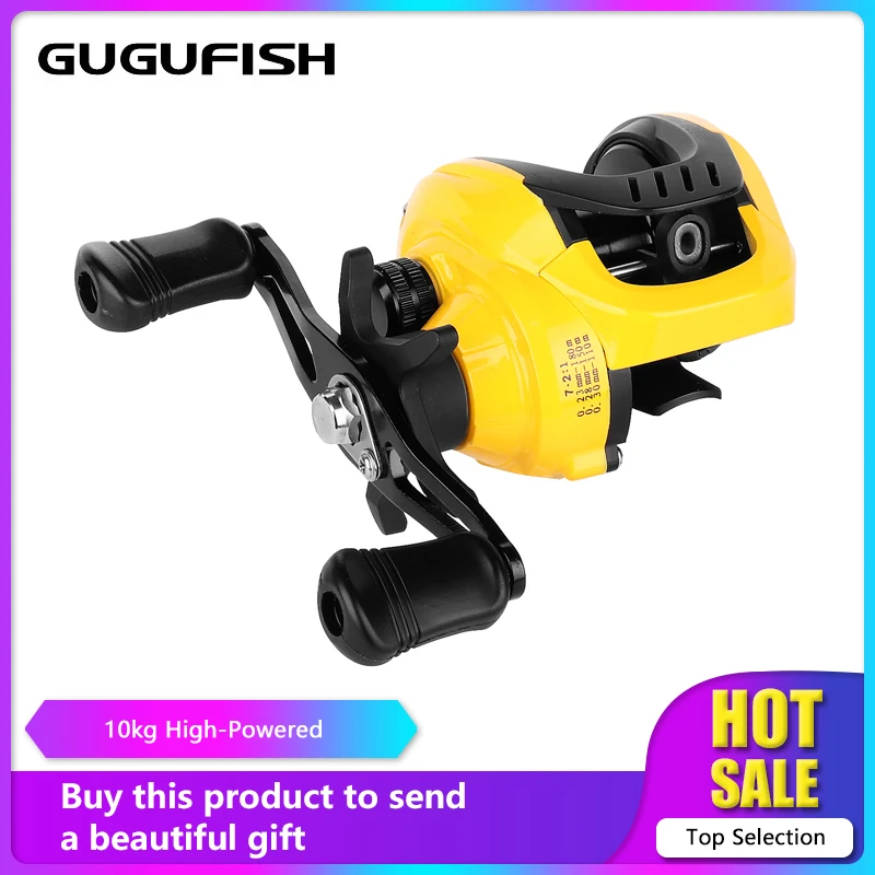 GUGUFISH новая левая/правая ручная катушка для рыбалки 7 2: 1 рыболовное колесо с