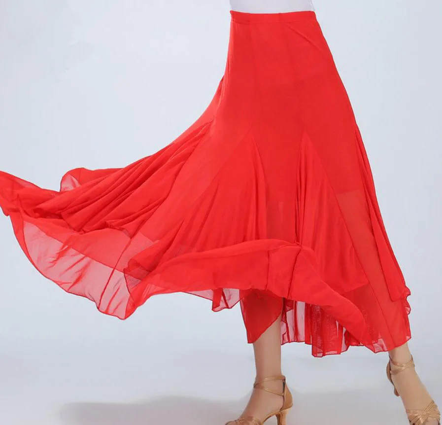 

Modern Dance Costume Stage Performance Big Swing Ballroom Tango Ramba Competition Sklirt