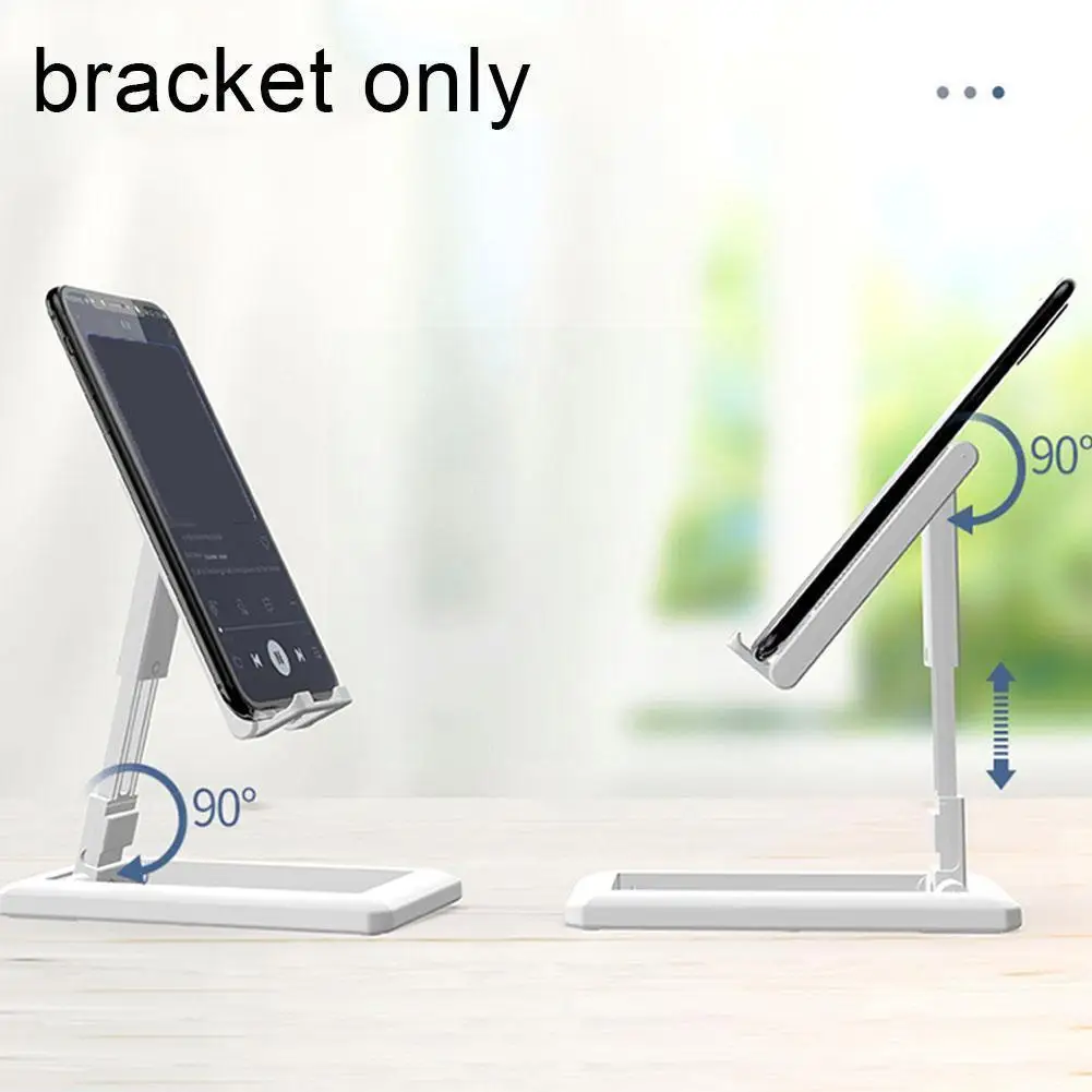 

Adjustable Desktop Mobile Phone Holder Folding Lift For Video Live Tablet Stand For Phone T2a9