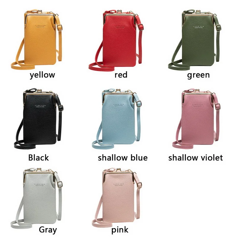 

SHUJIN Crossbody Cell Phone Shoulder Bag Cellphone Bag Fashion Daily Use Card Holder Mini Summer Shoulder Bag for Women Wallet