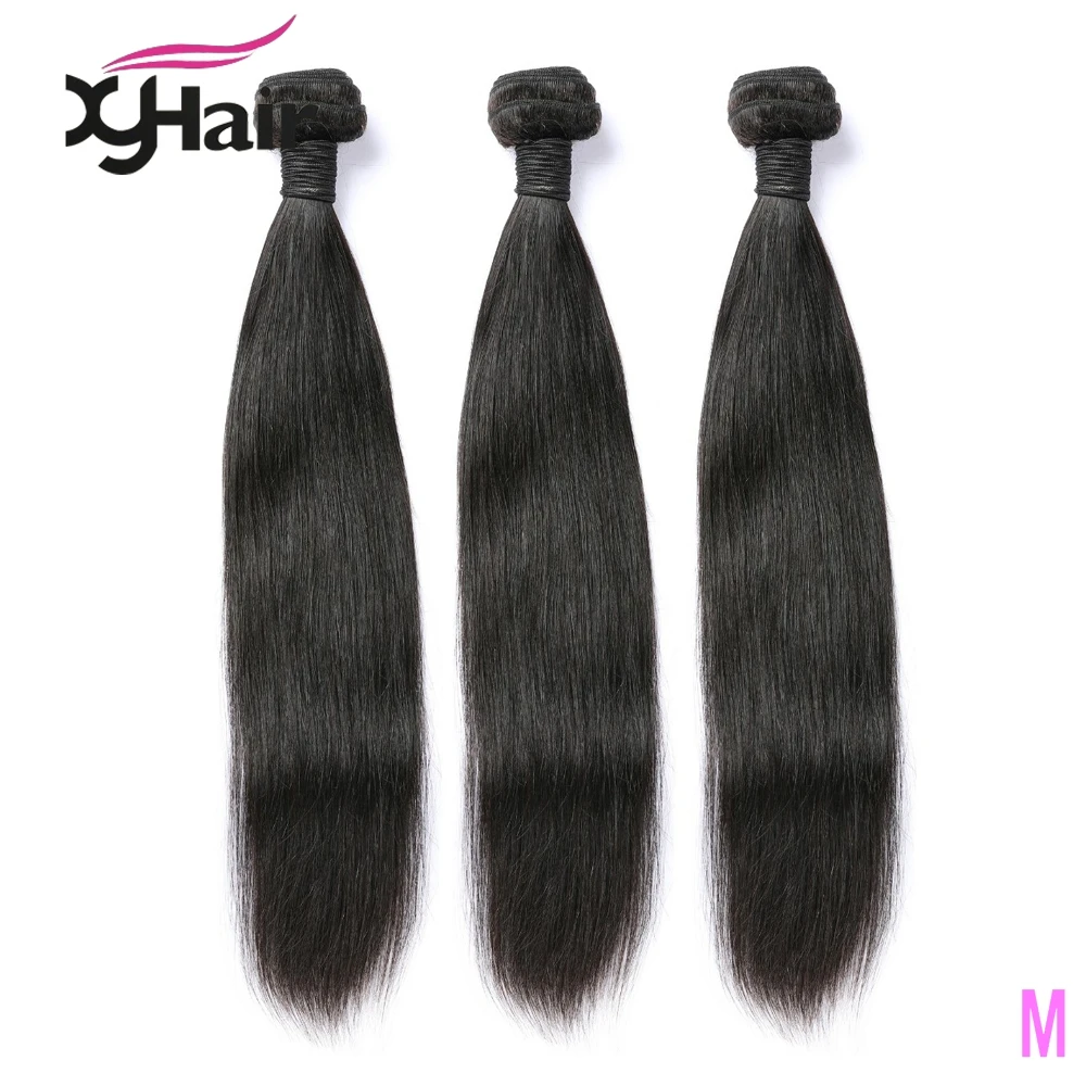 

Straight Hair Bundles Hair Extension Peruvian Human Hair Bundles Natural Color 4 Bundles Remy Human Hair Extensions