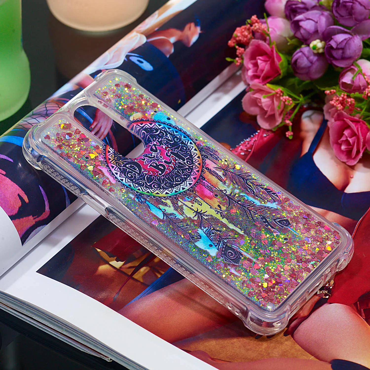

Glitter Sequin Liquid Quicksand Case For Motorola E4 G5 LG Aristo 2 Plus XT210 K8 K10 2018 K4 2017 V20 V40 ThinQ Quicksand Cover